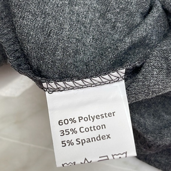 NWT Merry bright women’s long sleeve dark gray T-shirt size S - Picture 4 of 6